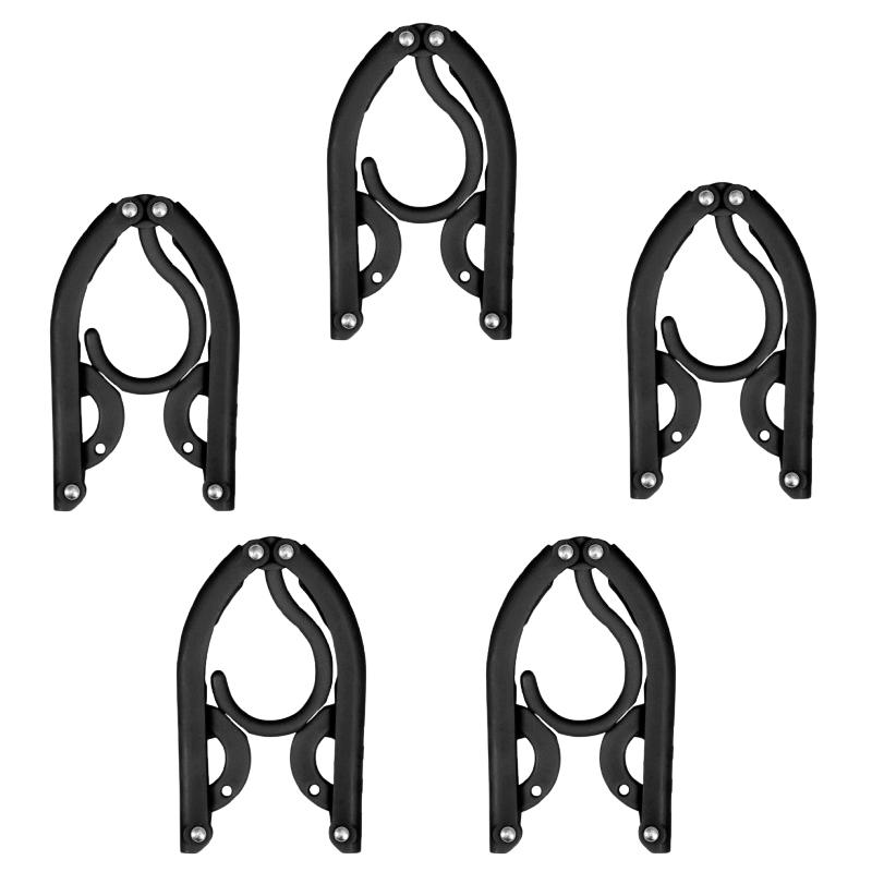 5/10pcs Portable Folding Travel Clothes Hangers Collapsible Hangers Hangers for Suitcases Closet Organization Foldable Hanger