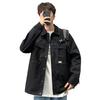 Men's New Spring and Autumn Korean Version of Retro Men's Splicing Youth Casual Jacket Men's Lapel Versatile Coat for Men