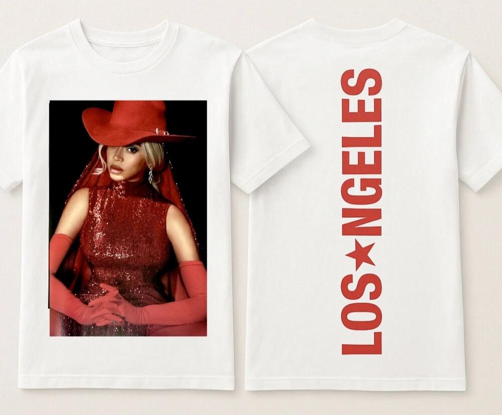 Los Angeles Exclusive Cowboy Carter T Shirt Full Size S-5XL