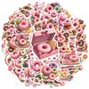 35-100pcs Sweet Donut Stickers Cute Stickers Aesthetic Kawaii Diy Travel Luggage Fridge Decal Graffiti Sticker
