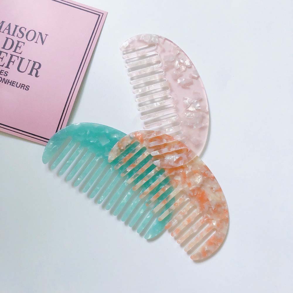 Fashion Acetate Hair Combs Tortoise Shell Hairdressing Comb Hair Styling Tool Hair Cutting Brush