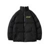 Guochao Unisex Amerikanischer Stil Dicke Warme Daunenjacke - Herbst Winter Buchstabenprint Baumwollmantel