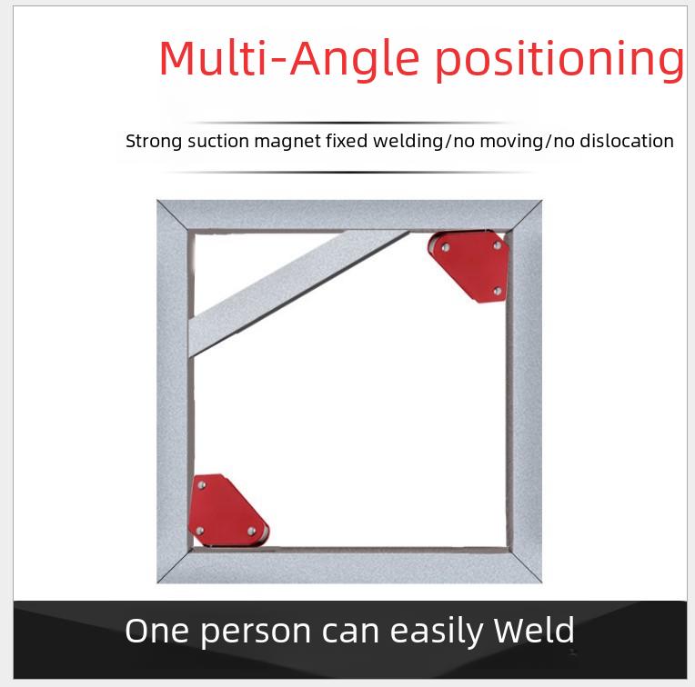 4-teiliges Mini-Magnetschweißpositionierungsset: Festwinkelwerkzeug für Hardware-Tools, 9 lb