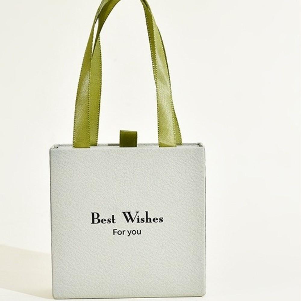 Portable Necklace Box Foam Insert Jewelry Packaging Box  for Necklace Ring Earrings and Bracelet