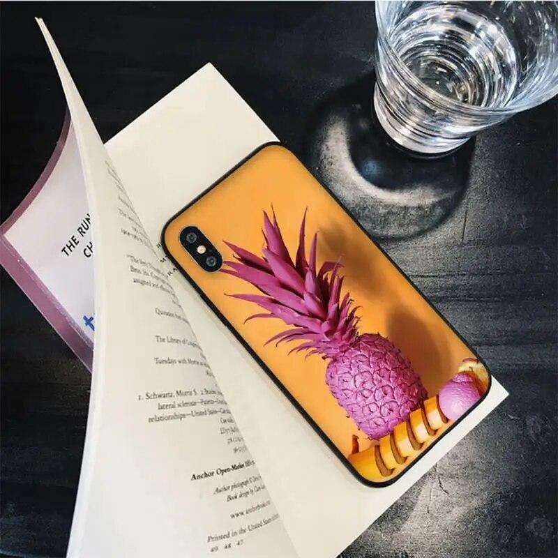 Capa de celular colorida de abacaxi para iPhone Samsung Galaxy Redmi Xiaomi Oppo OnePlus Note SA 7 8 9 10 11 12 13 14 20 21 22 23 53 54 Pro Max Plus Ultra