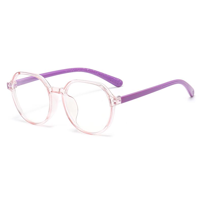 Blue Light Blocking Glasses for Kids Computer Glasses Silicone Frame Clear Lens Girl Boy Video Gaming Children Safety Eyewear