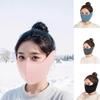 Modische Unisex Winter Warme Atmungsaktive Maske mit Ohrenschutz 360 Grad Abdeckung Staubdicht Atmungsaktive Halbe Gesichts-Mundabdeckung Gesicht Ohrenklappe