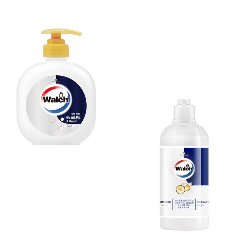 Walch Antibacterial Hand Wash & Shower Gel Set