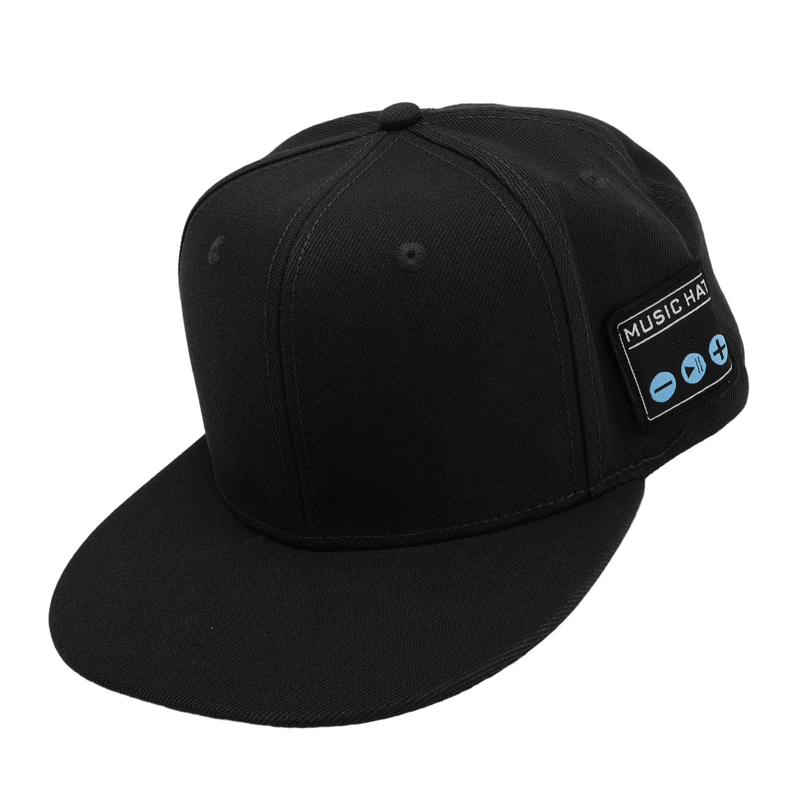 

Wireless Music Cap Binaural Stereo Sound Rechargeable Speaker Bluetooth Hat for Exercise Gray White чорний