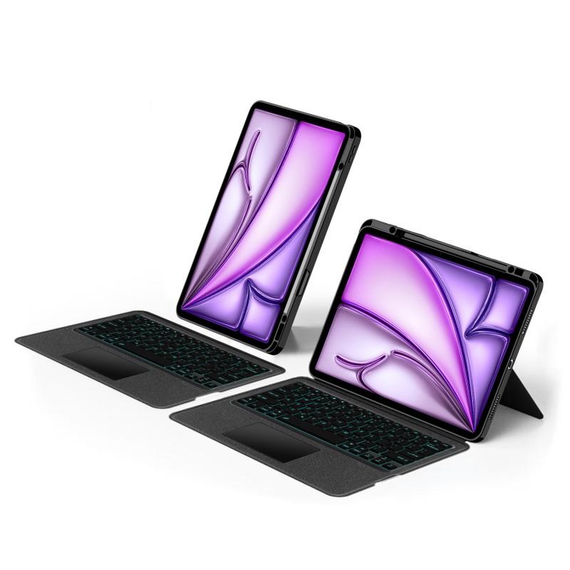 Magic Keyboard Case IPad Pro 13/12.9 Air 7/8 10th Gen - Backlit Bluetooth Tablet