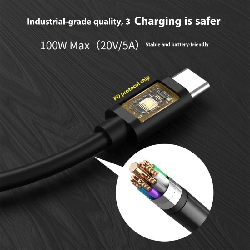 PD100W USB C to DC5.5mm Fast Charging Set With 12 Adapters USB C To 5.5mm Power Delivery Cable For Multiple Devices
