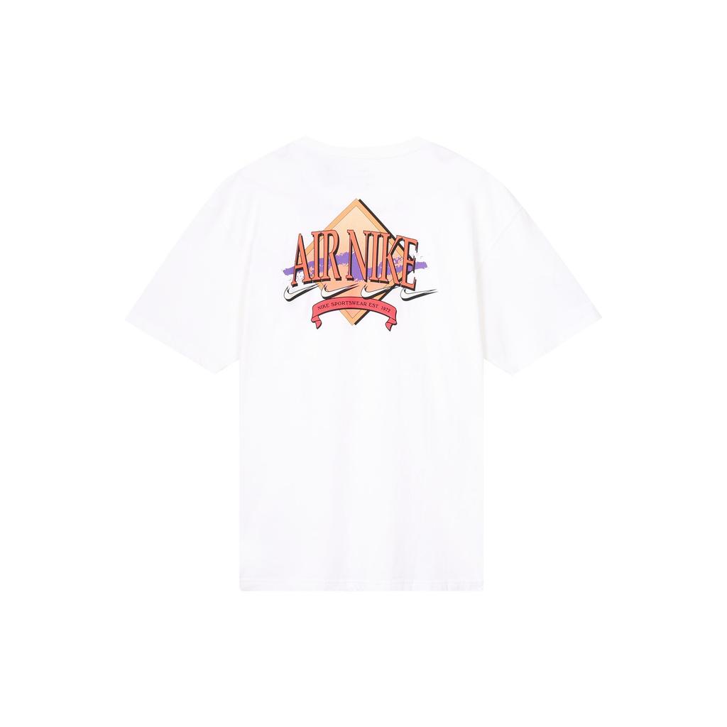 Nike T Shirts Men's White Crew Neck Moderate Straight Fit DD1377-100