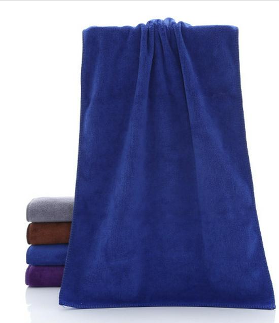 

Мягкое и впитывающее многоцелевое полотенце для салонов красоты, парикмахерских, сушки волос, мытья автомобиля и вытирания. 300g/sqm 35x75cm синий