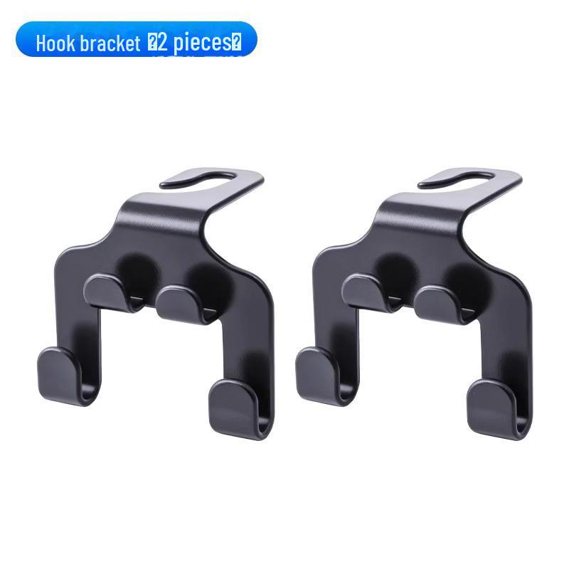 

Многофункциональный крючок на спинку сиденья автомобиля и держатель для телефона 2 Pack чёрный