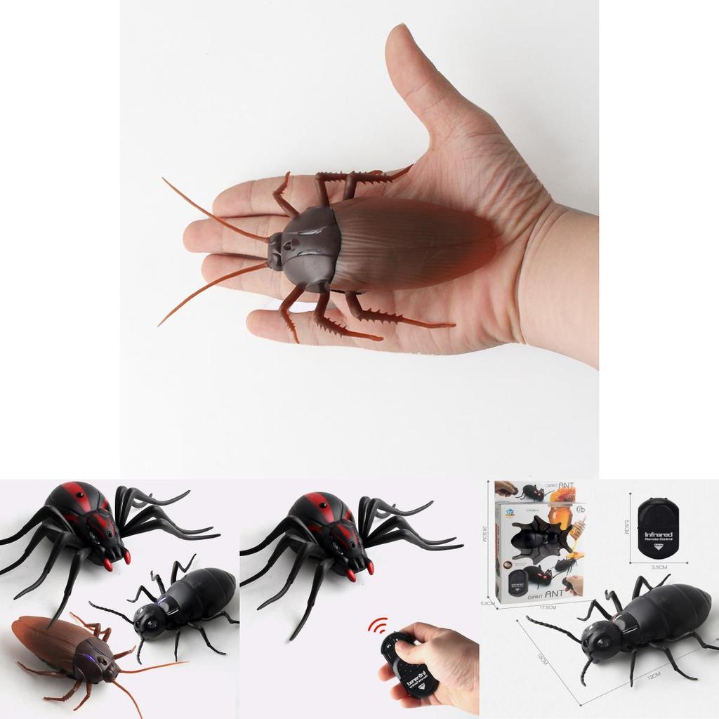 Creepy Crawling Insect Remote Control Toy With Infrared For Scare Gift And Party Fun