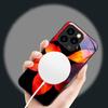 Small pebble flowers Suitable For iPhone 16E 17 Pro Max 15 Pro 14 13 Plus 12 mini 11 16 Air 17Pro magnetism Glass Phone Case