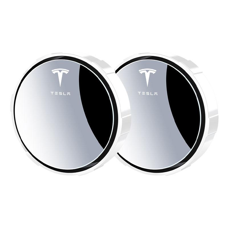 2Pcs Adjustable 360 Degree Car Blind Spot Rear View Mirror Angle For Tesla Model 3 Model X S 2016-2023 Model Y Decals TM3 TMX