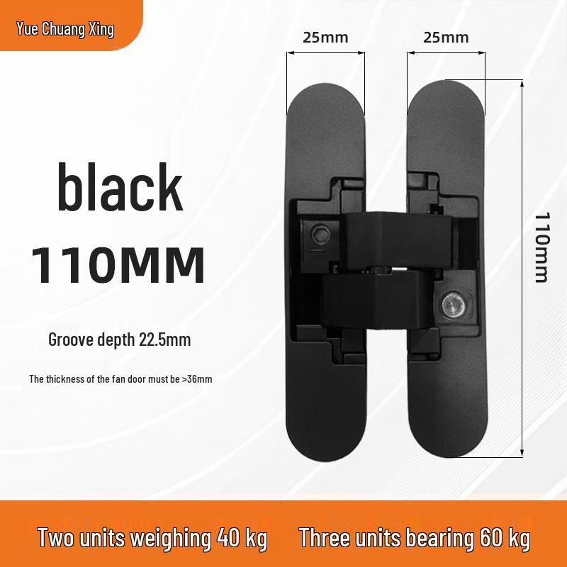 Премиальные 3D-регулируемые 180° невидимые скрытые петли