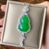 Chinese Jewelry Stud Earrings Imitation Chalcedony Gourd Ring Earrings Pendant Juice Necklace Women'S Set