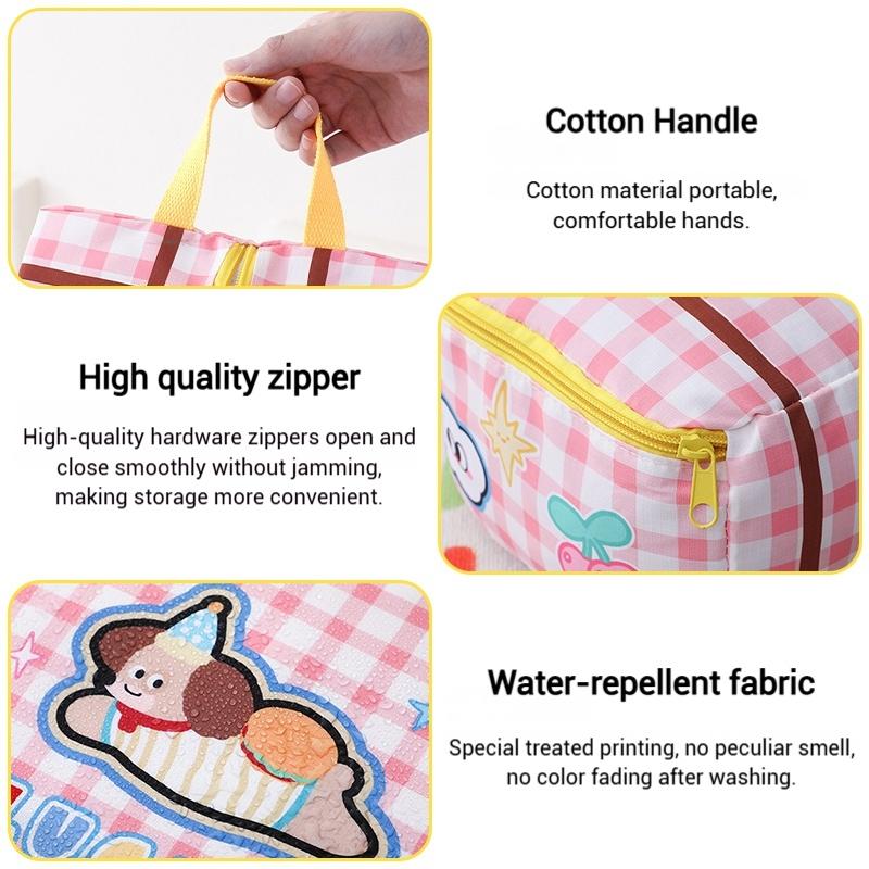 Cute Storage Bags Portable Travel Bag Shopping Bag Storage Bag with Handle Clothing Bag Travel Wash Bags Toiletry Bag