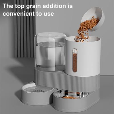 Automatické krmítko pro domácí mazlíčky 2,4 l Krmítko na psí granule 2,6 l Dávkovač vody Cestovní automatické krmítko pro kočky Miska pro malé psy Kočky Králíky