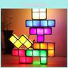 Tetris Led Night Light With 7 Colors Creative Stacking Block For Bedroom Decor