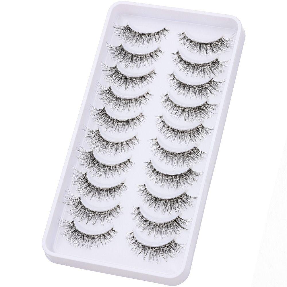 Cosplay Fake Eyelashes Anime Lashes Wispy Lashes Manga Lashes Natural False Eyelashes Fairy Lashes