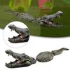 Floating Resin Alligators Replicas Decoys Outdoor Water Decoration For Poolside Landscaping Bird Deterrents