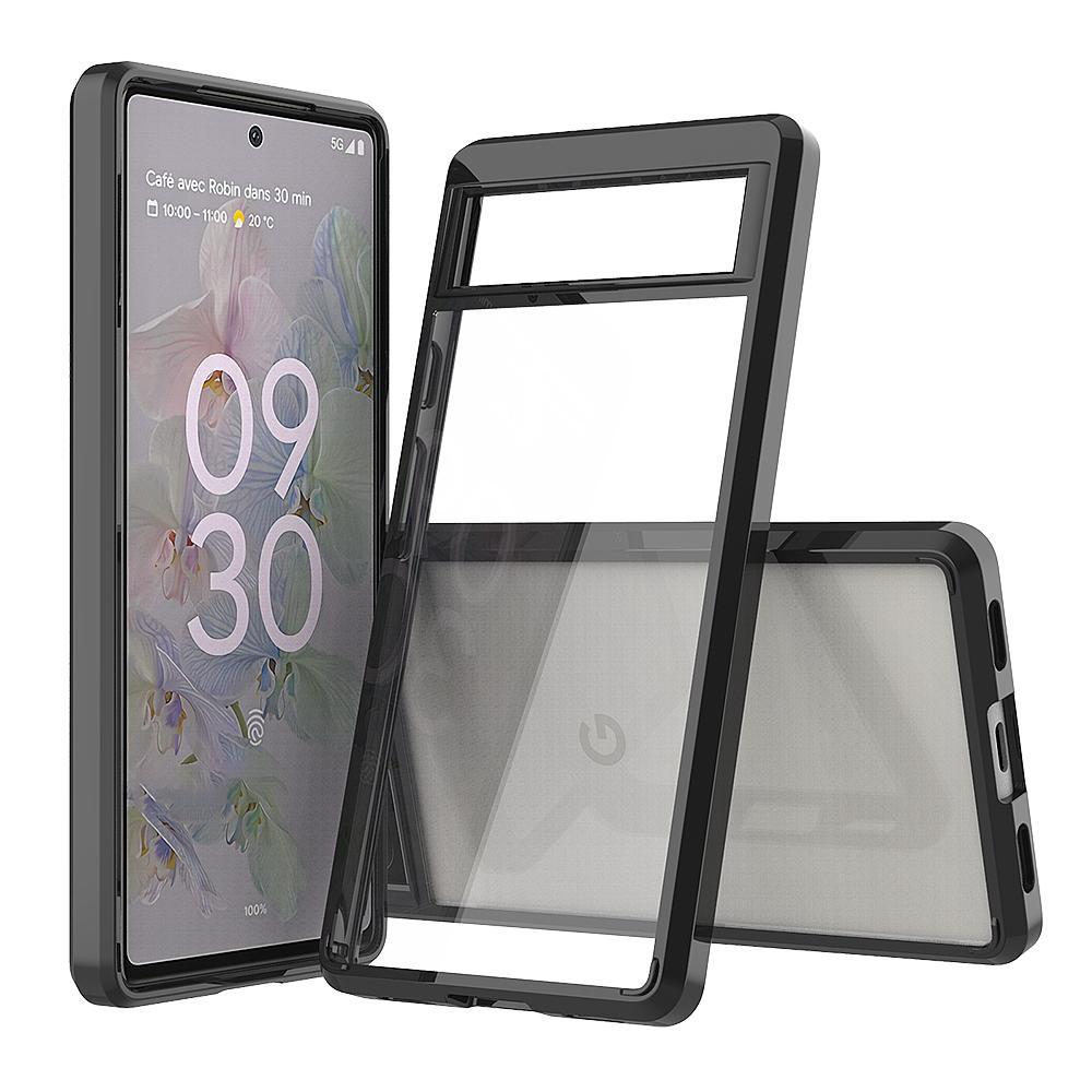 Transparent Phone Case for Google Pixel 9 8 7 6 Pro XL 8 7 6 Pro Funda Capa Light-weight TPU/PC Shockproof Cover For Pixel 5 5A 6A 7A 8A 9A