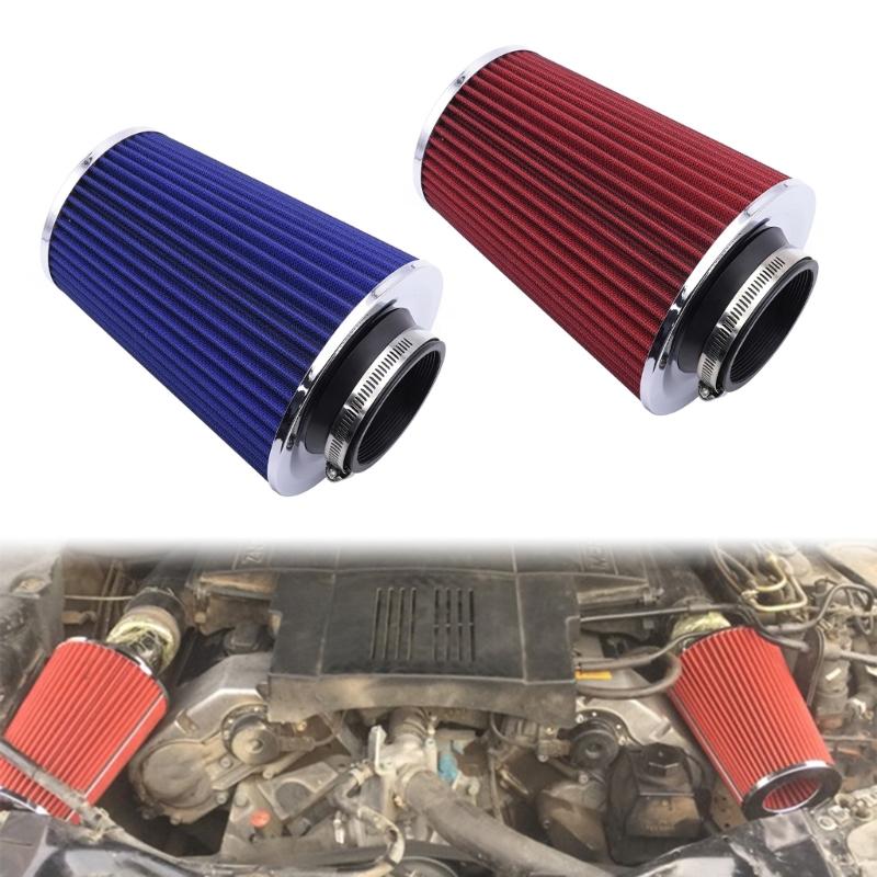 Car Sport Air Filter 76mm/101mm for Most of Car 3inch/4inch Open High Flow Air Intake Filter Car Modification Air Filter