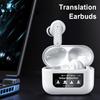 Wireless BT 5.4 Real Time Translator Earbuds ANC Noise Cancelling 144 Languages Translation Earphones Two-Way Translator Earbuds