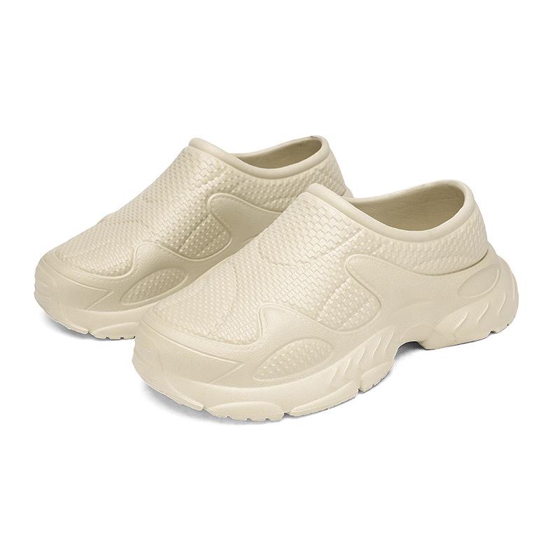 Men's Summer 2025 High-Elastic Shock-Absorption Sports Slippers with Thick Sole for Cool Outdoor Wear