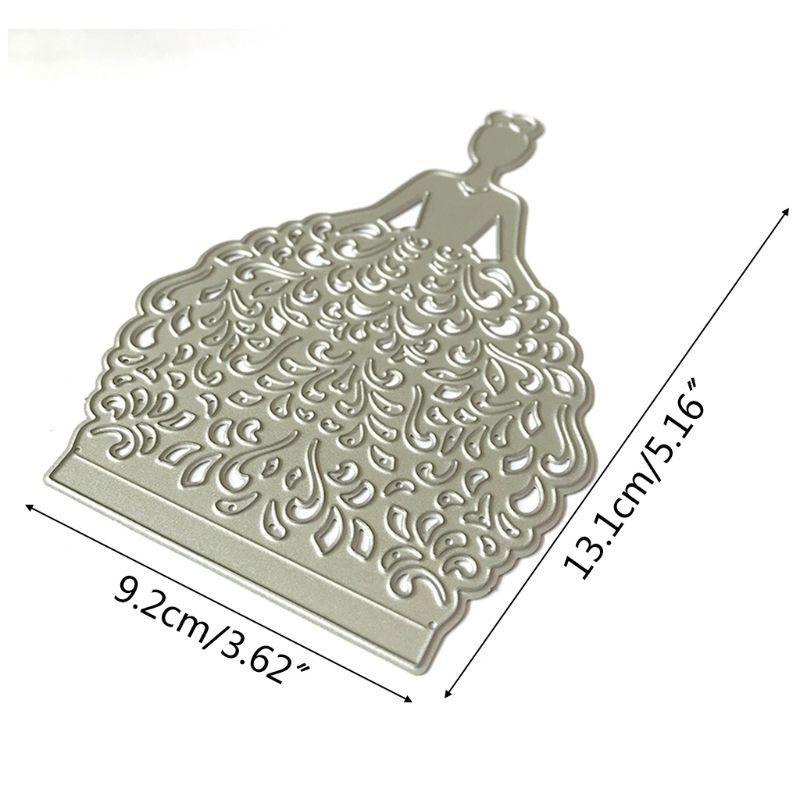 Beautiful Lady Metal Cutting Dies Stencil Scrapbooking DIY Album Stamp Paper Card Embossing Decor Craft top sale
