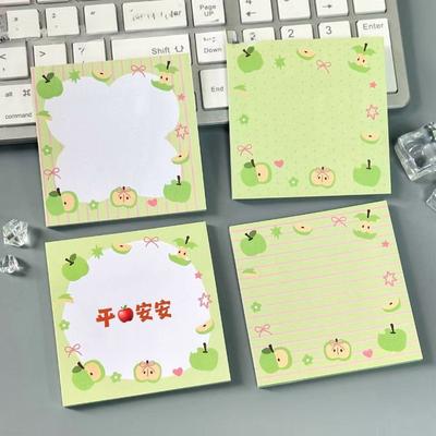 Lucky Green Apple Gift Office School Supplies HighLooking Original New Style Students Have Sticky Messages Wrong Question Book