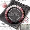 Niche jewelry bracelet stone European and American bracelet crystal garnet flower chlorite bracelet beaded finished product