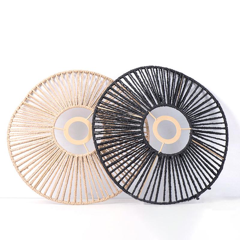 1PC Accessory DIY Household Cover Adornment Creative Decoration Retro Imitation Rattan High Quality Pastoral Style Lampshade