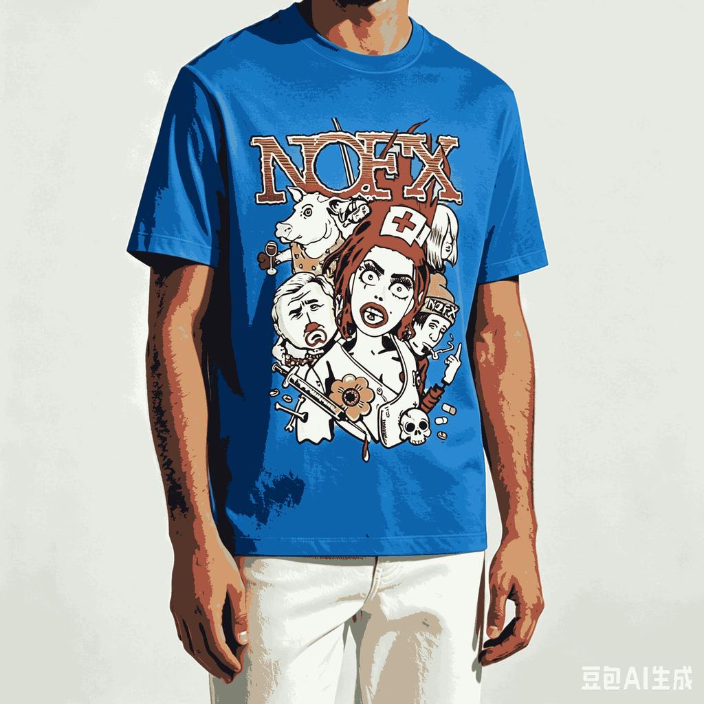 Nofx Für Fan Geschenk T-Shirt Unisex Unisex Harajuku Übergroß Unisex Kurzarm Streetwear Hohe Qualität Paare Klassische Mode Weich