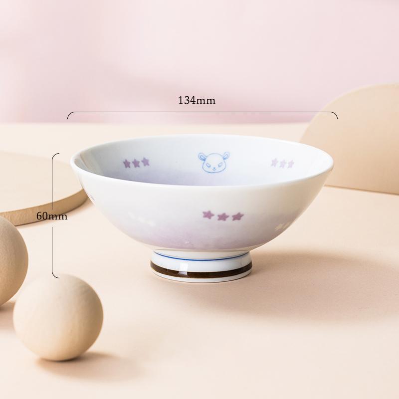 Sanrio Kuromi Pochacco 5inch Rice Bowl Heathy Ceramic Kawaii Conical Bowl Home Children's Eating Bowl Heat-resistant Tableware