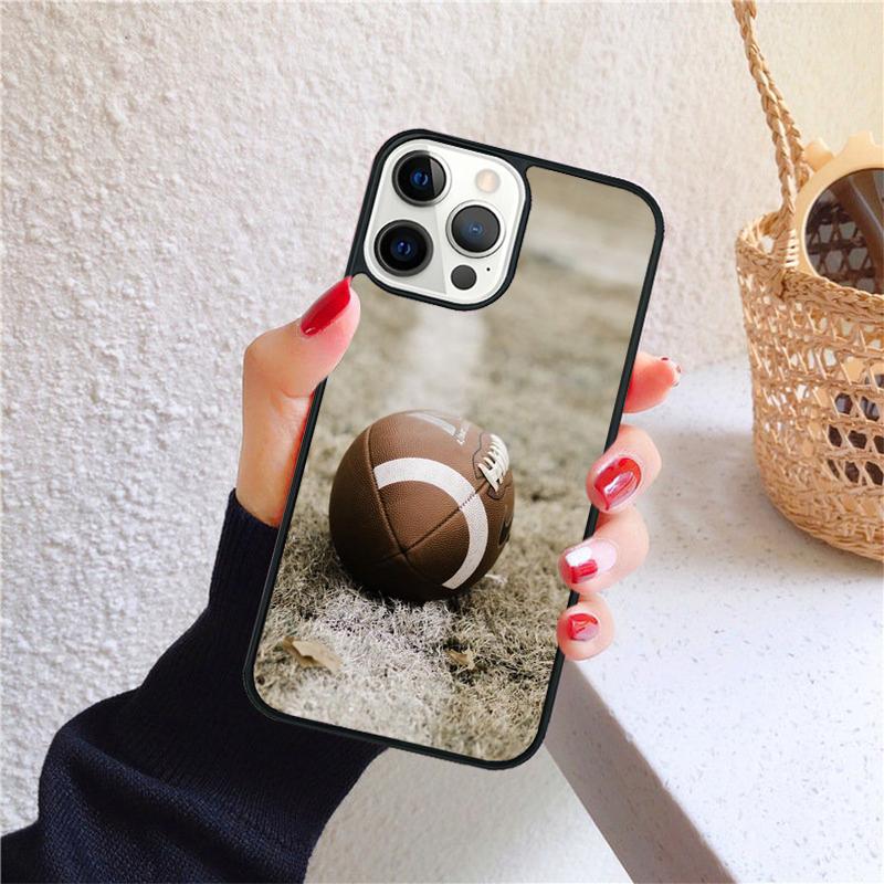 American Football Phone Case for iPhone 17 Air 16 15 14 12 13 PLUS 11 PRO MAX Back Cover Fundas Shell