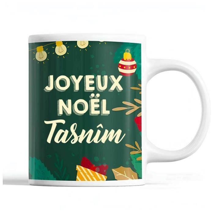Mug - Noël Tasnîm Vert - Double-Sided Print - Dishwasher Safe - 325 Ml