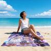 Vibrant Vintage Korean K-pop Group Beach Towel, Ultra-Soft Highly Absorbent Quick-Dry for Camping