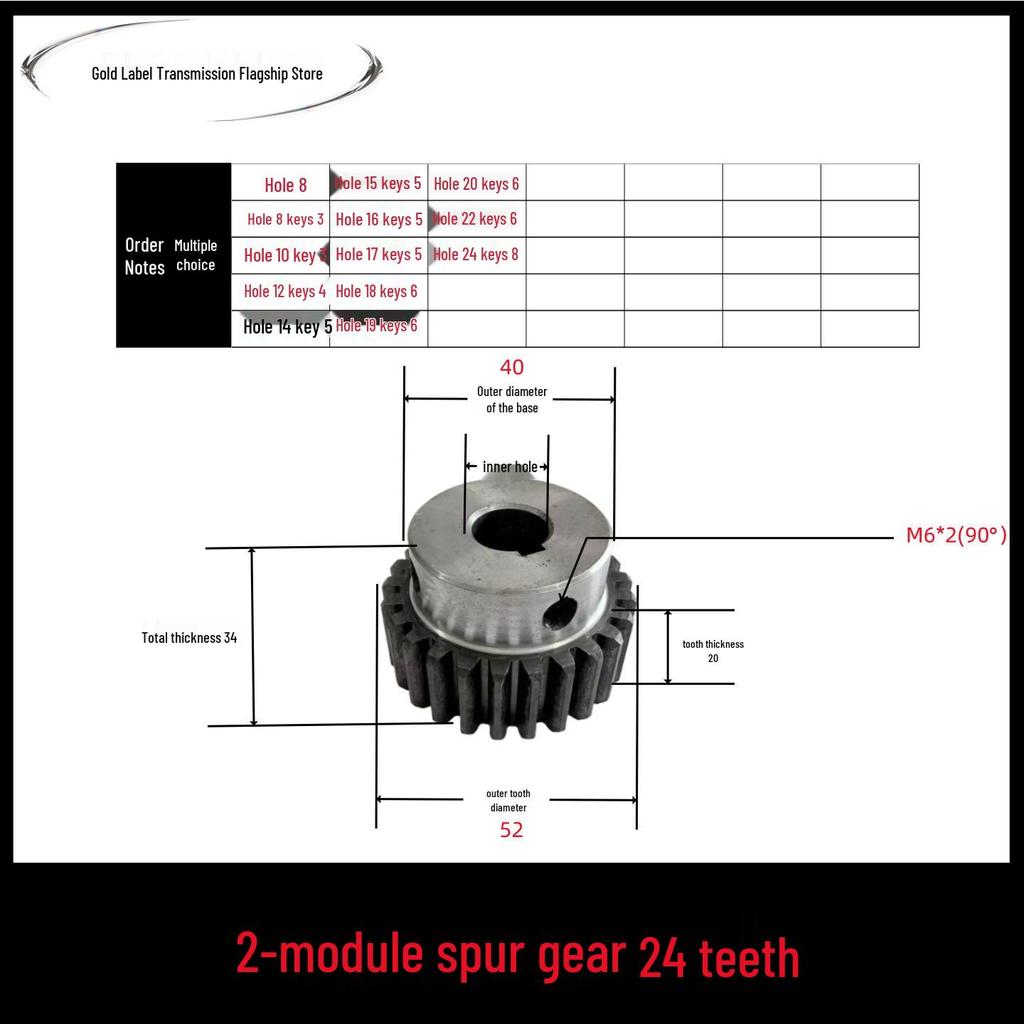 Boss Gear 2: Customizable Spur Motor with Shoulder Gear Module