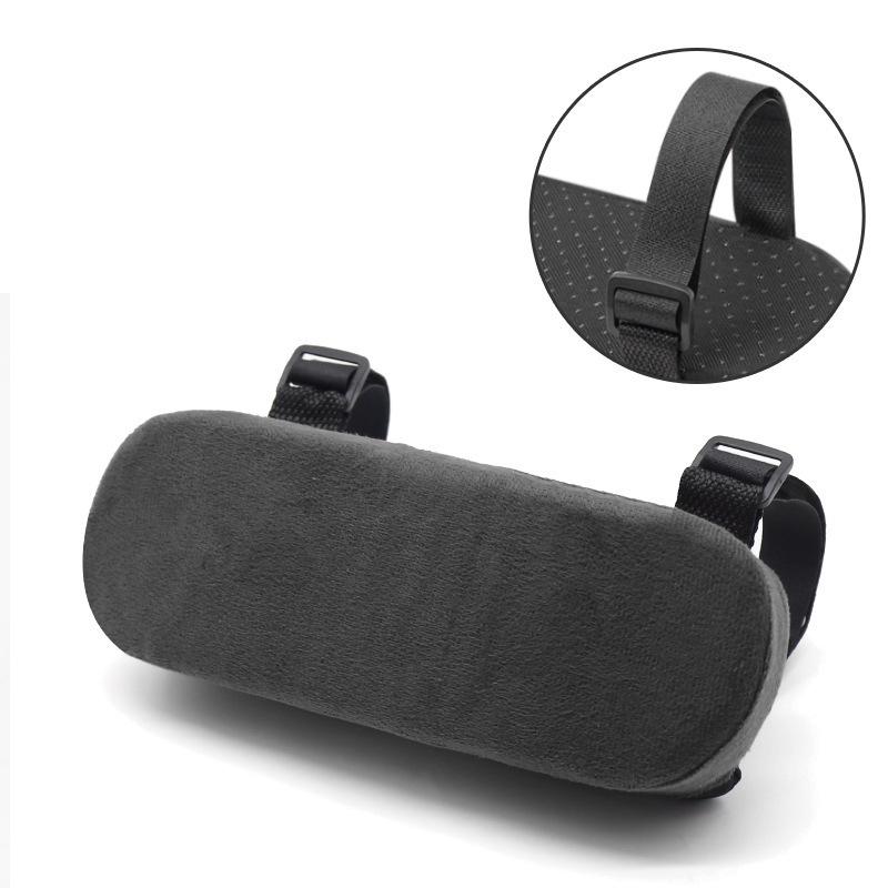 Universal Car Seat Memory Foam Armrest Pad Cover 23.5*7.5*3cm чёрный