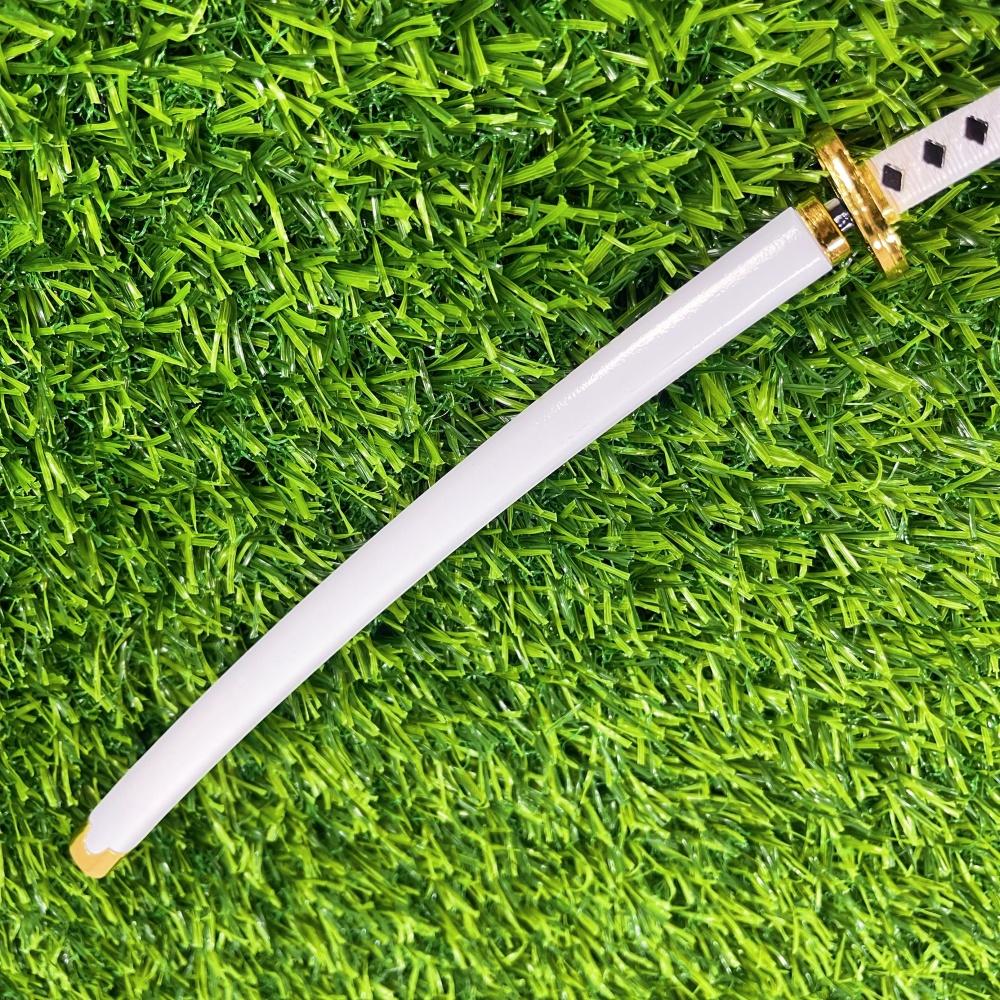 10inch Roronoa Zoro Katana One Piece Metal Anime Zoro Sword Real Size Japanese Katana Ninja Knife Original Samurai Sabre Gift