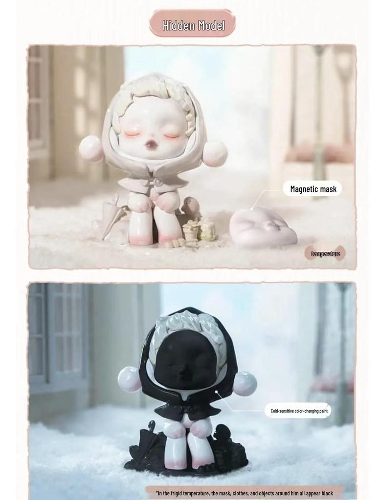 Pop Mart Temperature Series Blind Box Action Figure Doll Toy Car Ornament Souvenir