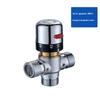 Chrome Thermostatic Brass Mixer Valve  Brass Cartridge Mixer Valve Hot Cold Water Temperature Control Mixer Bathroom Accessories
