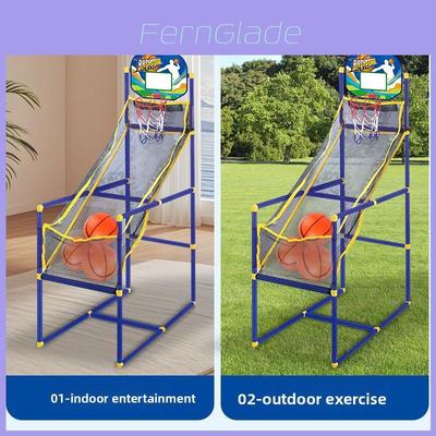 Portable Childrens Basketball Arcade Toy With Inflatable Ball For Indoor And Outdoor Play