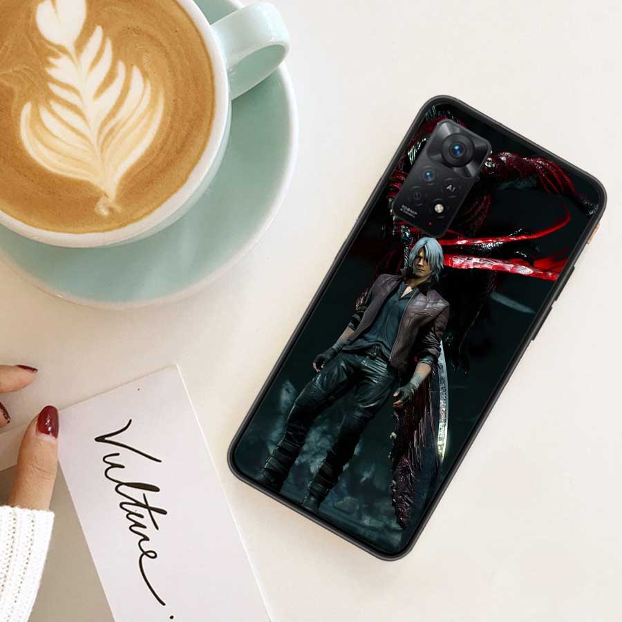 D-Devil May Cry DMC Phone Case For Redmi 13C 14C Note 13 14 Pro 5G Plus 12 12C 10 10A 10C 9 9A 9C 9T 8 8A K70 Pro Xiaomi Cover S
