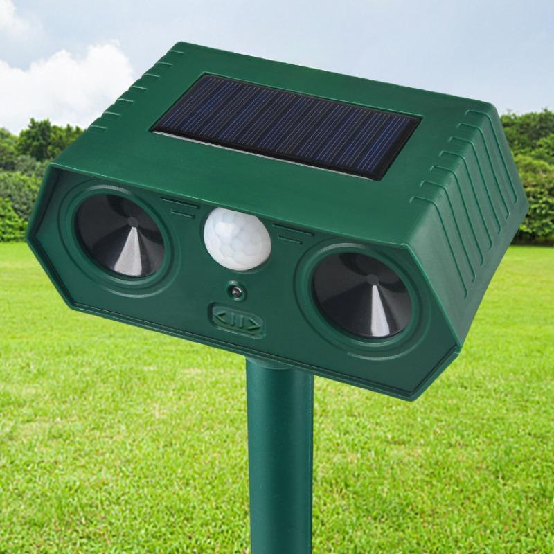 1Pc Solar Mouse Repellent, Ultrasonic High-power Bird Repellent, Orchard Farm Flash Outdoor Garden Snake Repellent