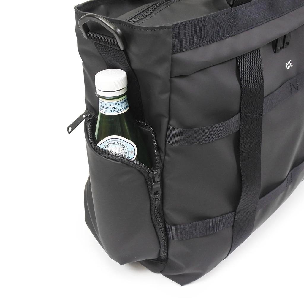 CIE Tote Made In Tote Bag with Laptop Suitable for Men and GRID-3 2-Way Bag, Black. Lightweight, Waterproof, Japan. 2-way 13-inch Storage. Cordura.